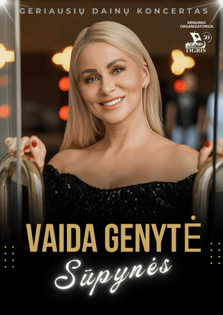 Pirkti bilietus Vaida Genytė | Sūpynės Varniai, Varnių kultūros centras Kovas 14