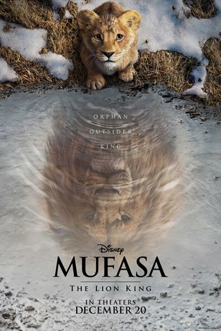 Pirkti bilietus Mufasa. Liūtas karalius (specialusis seansas originalo kalba) Vilnius, Forum Cinemas Vingis Gruodis 24