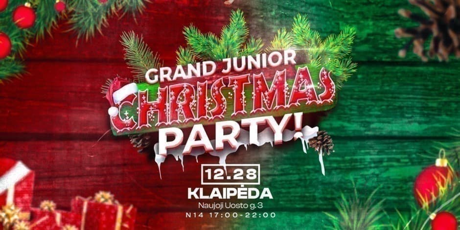 Pirkti bilietus GRAND JUNIOR CHRISTMAS PARTY! Klaipėda Klaipėda, Krantas Gruodis 28