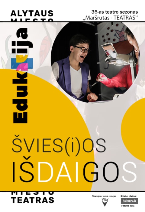Pirkti bilietus Edukacija vaikams ir jų tėvams „Švies(i)os išdaigos“ Alytus, Alytaus miesto teatras Vasaris 08