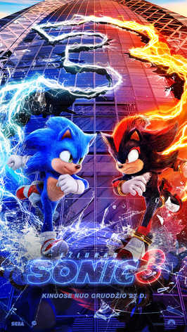 Pirkti bilietus Ežiukas Sonic 3 (Sonic the Hedgehog 3) Vilnius, MULTIKINO Ozas Sausis 02