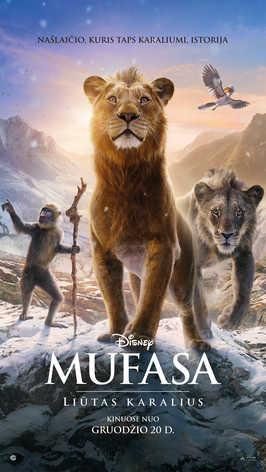 Pirkti bilietus Mufasa. Liūtas karalius (Mufasa: The Lion King) Vilnius, MULTIKINO Ozas Sausis 02
