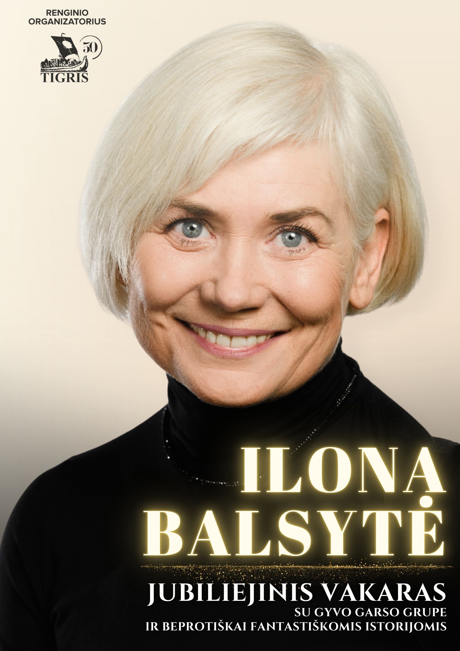 Pirkti bilietus Ilona Balsytė. Jubiliejinis vakaras su gyvo garso grupe Utena, Utenos kultūros centras Kovas 23