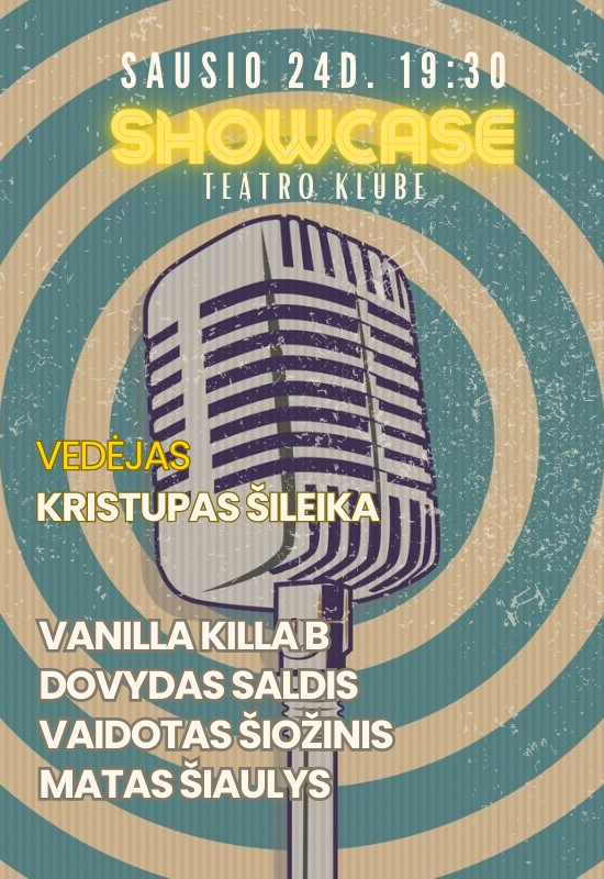 Buy tickets Showcase Teatro Klubas Kaunas, Teatro klubas January 24