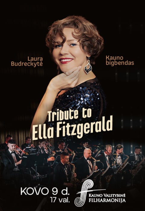 Pirkti bilietus TRIBUTE TO ELLA FITZGERALD. Legendinės Ellos Fitzgerald dainos Kaunas, Kauno valstybinė filharmonija Kovas 09