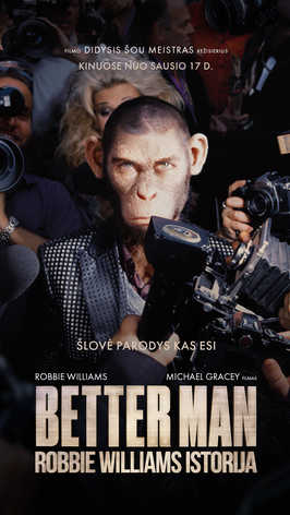 Купить билеты Better Man: Robbie Williams istorija (Better Man) Vilnius, MULTIKINO Ozas Январь 19