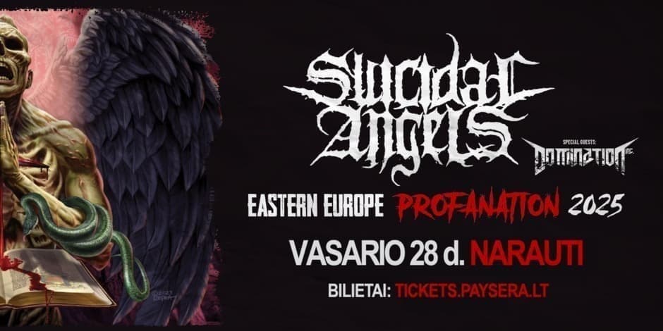 Pirkti bilietus SUICIDAL ANGELS Vilnius, nArauti Vasaris 28