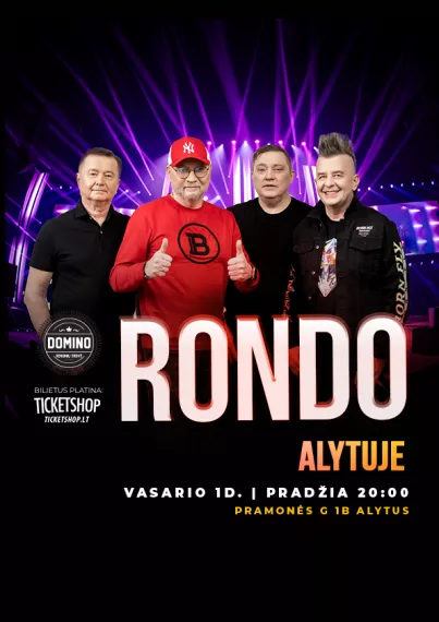 Pirkti bilietus VASARIO 1 | Grupė RONDO Alytus, Domino Vasaris 01