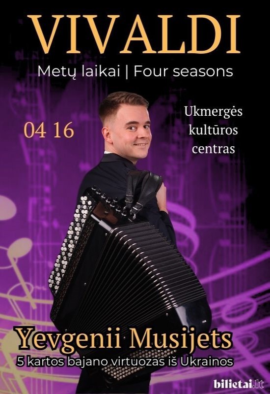 Buy tickets (Ukmergė) Vivaldi 