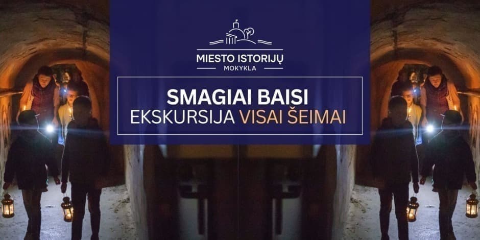 Pirkti bilietus Smagiai baisi ekskursija visai šeimai Vilniuje Vilnius, L. Stuokos-Gucevičiaus skveras Vasaris 22