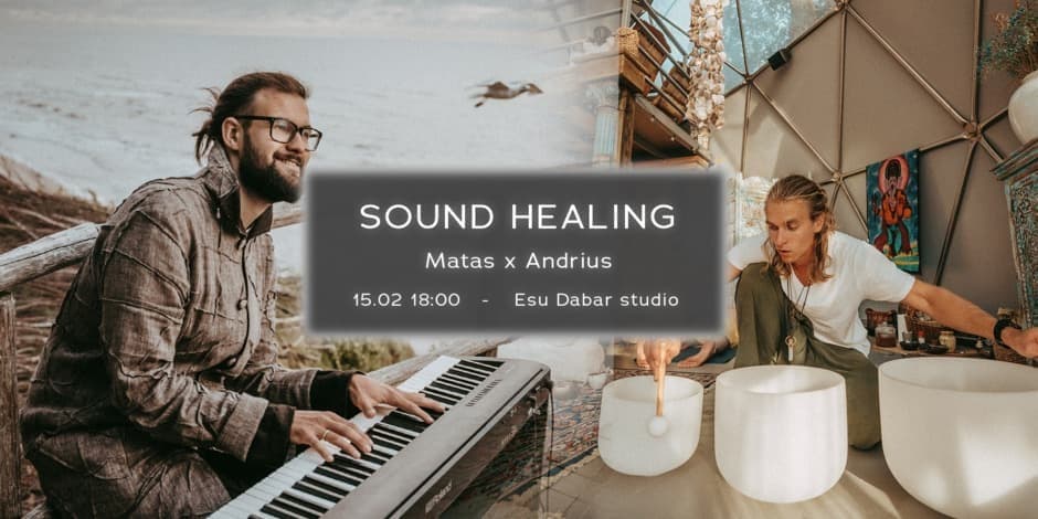 Pirkti bilietus GARSŲ KELIONĖ SU ANDRIUMI IR MATU Vilnius, Esu Dabar studio Vasaris 15