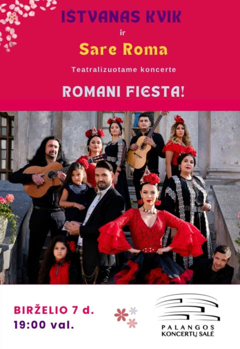 Pirkti bilietus IŠTVANO KVIK ir grupės SARE ROMA teatralizuotas koncertas ROMANI FIESTA Palanga, Palangos koncertų salė Birželis 07