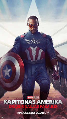 Pirkti bilietus Kapitonas Amerika. Drąsus naujas pasaulis (Captain America: Brave New World) Vilnius, MULTIKINO Ozas Vasaris 17