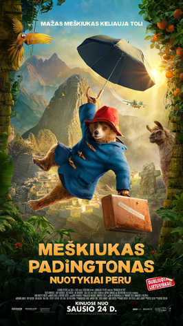 Buy tickets MEŠKIUKAS PADINGTONAS: NUOTYKIAI PERU (Paddington in Peru) Vilnius, MULTIKINO Ozas February 15