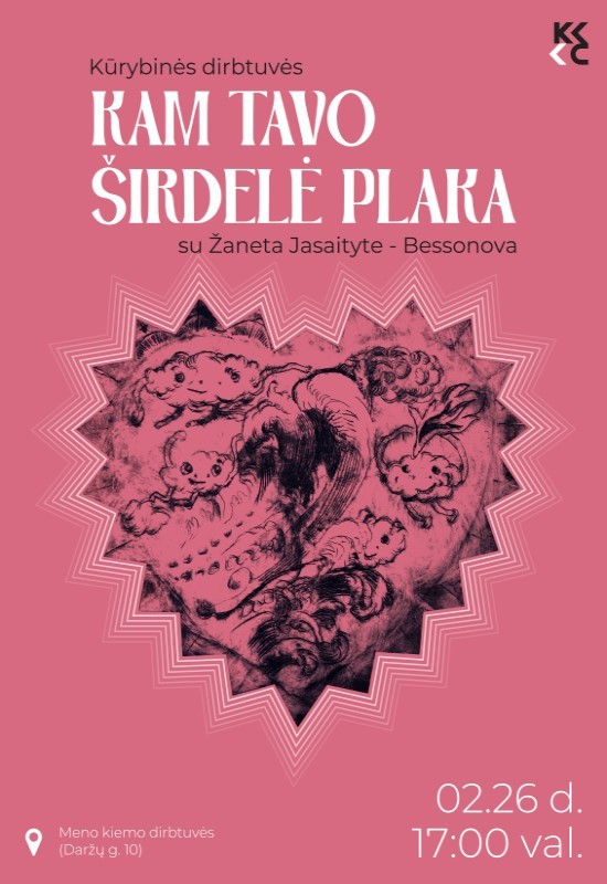 Pirkti bilietus Kūrybinės dirbtuvės su Žaneta Jasaityte-Bessonova 