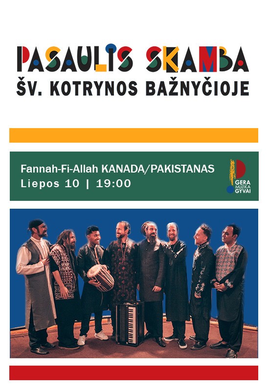 Pirkti bilietus FANNA FI ALLAH koncertas. Festivalis Pasaulis skamba Šv. Kotrynos bažnyčioje Vilnius, Šv. Kotrynos bažnyčia Liepa 10