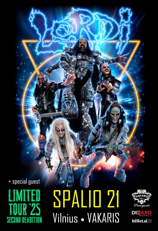 Pirkti bilietus LORDI - Limited tour'25/Second Deadition + special guest Vilnius, Pramogų salė VAKARIS Spalis 21