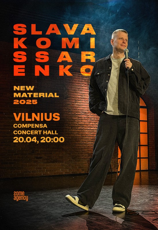 Pirkti bilietus Slava Komissarenko Vilnius, COMPENSA koncertų salė Balandis 20