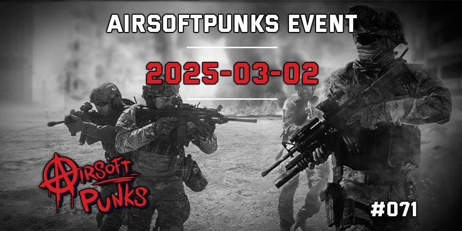 Pirkti bilietus AirsoftPunks Event #071 Vilnius, Airsoft Punks Kovas 02