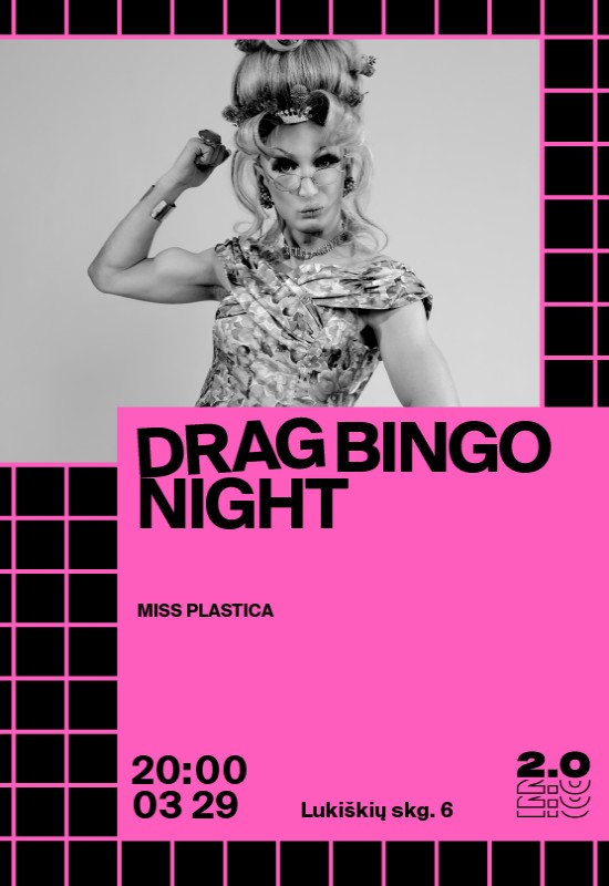 Pirkti bilietus Miss Plastica: Drag Bingo Night - Lukiškės Prison 2.0 Vilnius, Lukiškių kalėjimas 2.0 Kovas 29