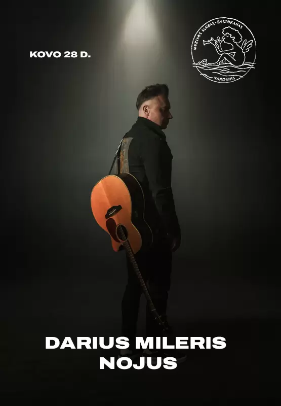 Купить билеты Darius Mileris  Nojus Palanga, Muzikos klubas Vandenis Март 28