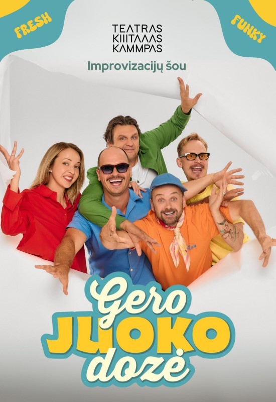 Pirkt biļetes Teatras KITAS KAMPAS. GERO JUOKO DOZĖ. Vilnius, MENŲ SPAUSTUVĖ Aprīlis 05