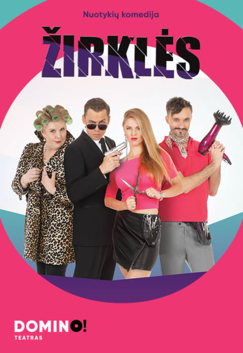 Pirkti bilietus DOMINO teatras | komedija ŽIRKLĖS Tauragė, Tauragės kultūros rūmai Gegužė 06