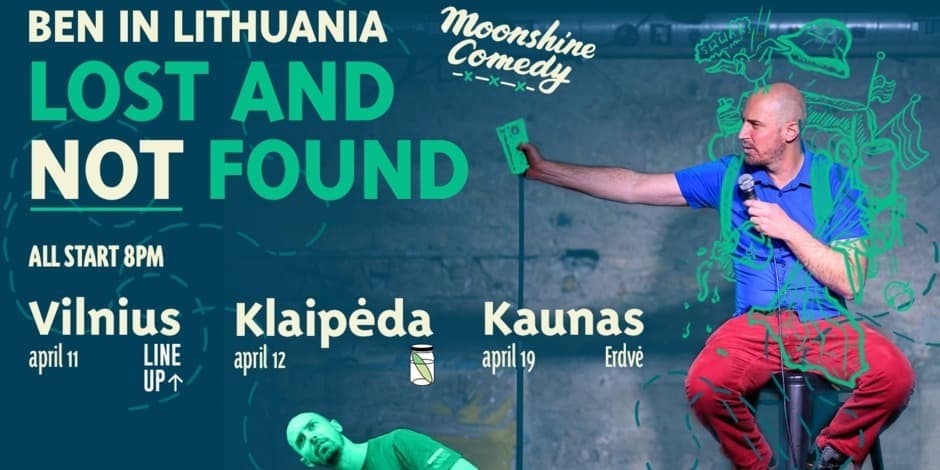 Buy tickets Ben in Lithuania: Lost and Not Found Klaipėda, Baras Rasãlas April 12