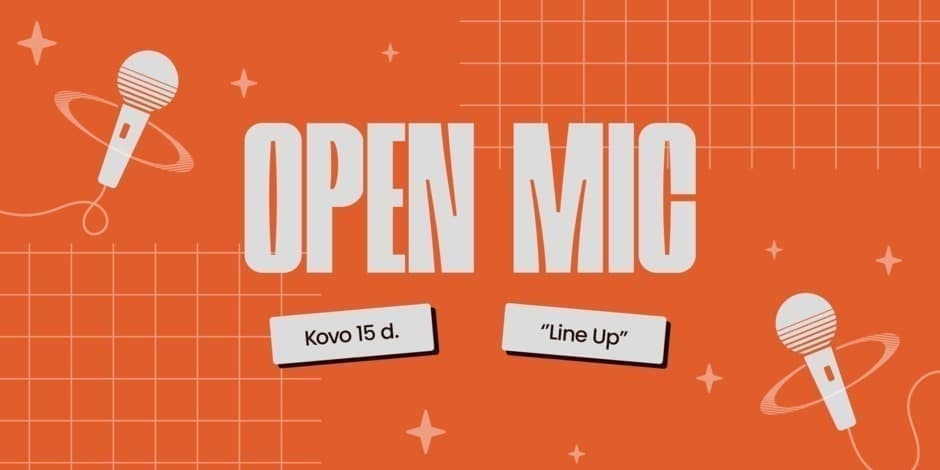 Купить билеты Com.Unija Open Mic | Line-Up Vilnius, Line Up Март 15