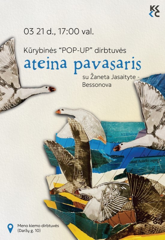 Pirkti bilietus Kūrybinės dirbtuvės su Žaneta Jasaityte-Bessonova 