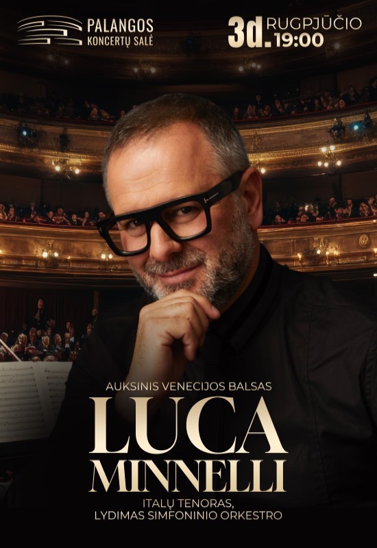 Pirkti bilietus LUCA MINNELLI Palanga, Palangos koncertų salė Rugpjūtis 03