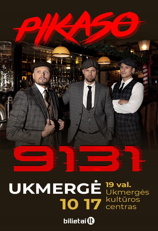 Pirkti bilietus PIKASO - 25-mečio koncertinis turas 9131 | Ukmergė Ukmergė, Ukmergės kultūros centras Spalis 17