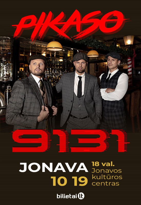 Pirkti bilietus PIKASO - 25-mečio koncertinis turas 9131 | Jonava Jonava, Jonavos kultūros centras Spalis 19
