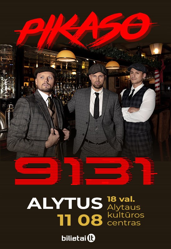 Pirkti bilietus PIKASO - 25-mečio koncertinis turas 9131 | Alytus Alytus, Alytaus kultūros centras Lapkritis 08