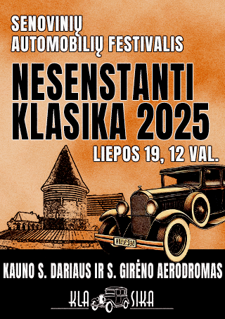 Pirkti bilietus Nesenstanti Klasika 2025 Kaunas, Dariaus ir Girėno aerodromas Liepa 19