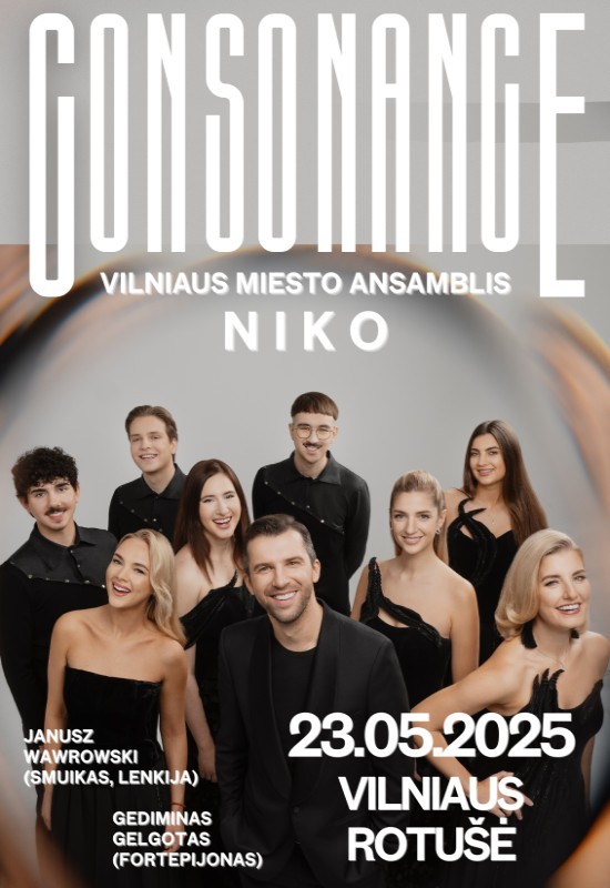 Pirkt biļetes SĄSKAMBIS.CONSONANCE Vilnius, Vilniaus Rotušė Maijs 23