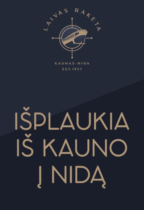 Pirkt biļetes Laivas Raketa: Kaunas – Nida Kaunas, Kauno keleivinė prieplauka (Combo prieplauka) Augusts 23