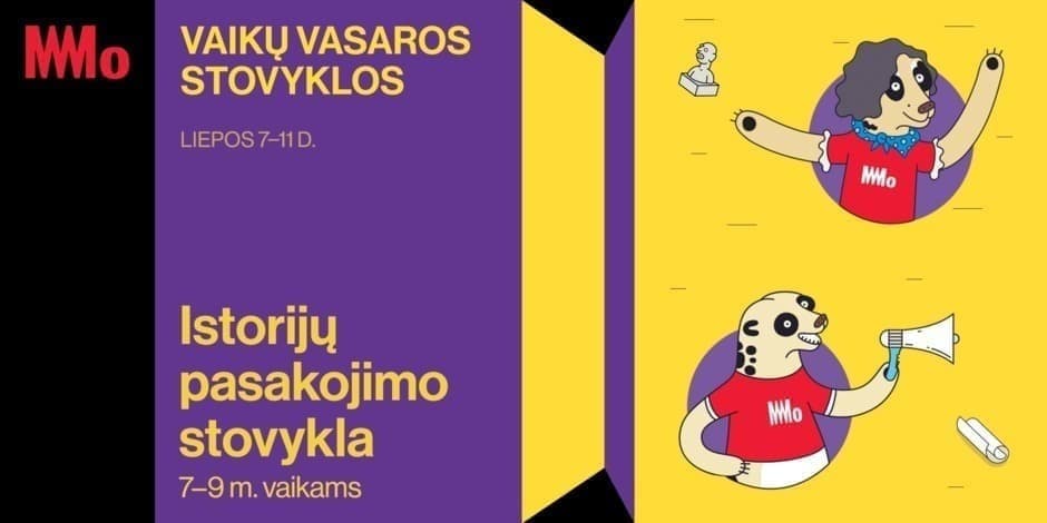 Buy tickets Istorijų pasakojimo stovykla 7–9 m. vaikams MO muziejuje Vilnius, MO muziejus July 07