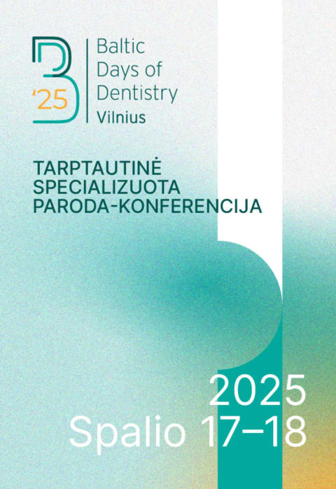 Buy tickets BALTIC DAYS OF DENTISTRY 2025 Vilnius, Lietuvos parodų ir kongresų centras LITEXPO October 17-18