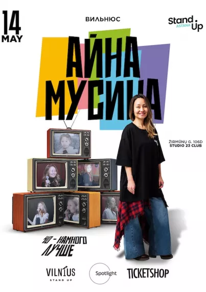 Pirkti bilietus Ajna Musina / Айна Мусина | Vilnius Vilnius, STUDIO 23 Vilnius Gegužė 14