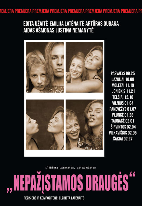Buy tickets Spektaklis „Nepažįstamos draugės“ Lazdijai, Lazdijų kultūros centras October 08