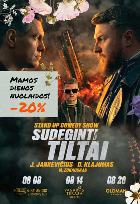 Pirkti bilietus Justinas Jankevičius ir Dominykas Klajumas: Sudeginti tiltai | Palanga Palanga, Palangos koncertų salė Rugpjūtis 08