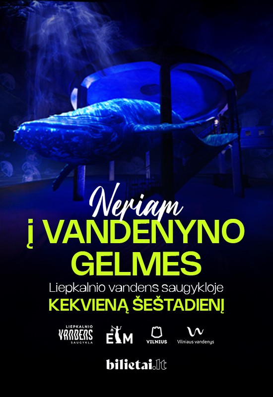 Pirkti bilietus Pasinerk į vandenyno gelmes | Liepkalnio vandens saugykloje Vilnius, Liepkalnio vandens saugykla Gegužė 10