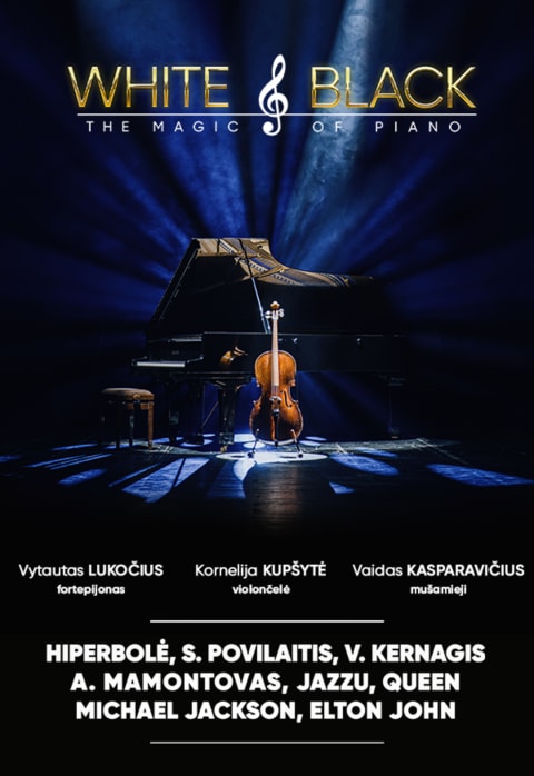 Pirkti bilietus WHITE & BLACK. The Magic of Piano (live show) | Vilnius Vilnius, Šv. Kotrynos bažnyčia Liepa 02