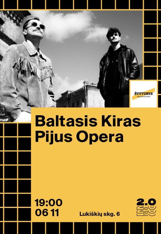 Pirkti bilietus Baltasis Kiras x Pijus Opera - Lukiškių kalėjimas 2.0 Vilnius, Lukiškių kalėjimas 2.0 Birželis 11