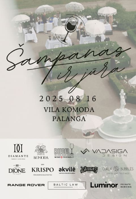 Купить билеты Šampanas ir jūra Palanga, Vila Komoda Август 16