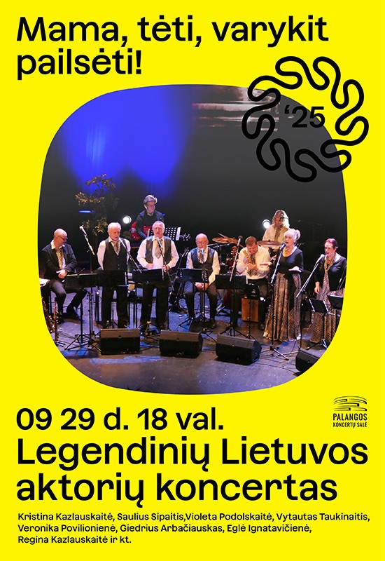 Pirkti bilietus Legendinių Lietuvos aktorių koncertas Palanga, Palangos koncertų salė Rugsėjis 29