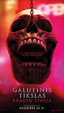 Pirkti bilietus Galutinis tikslas. Kraujo linija (Final Destination: Bloodlines) Vilnius, MULTIKINO Ozas Gegužė 15