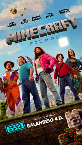 Buy tickets Minecraft filmas (Minecraft Movie, dubliuota lietuviškai) Vilnius, MULTIKINO Ozas May 12