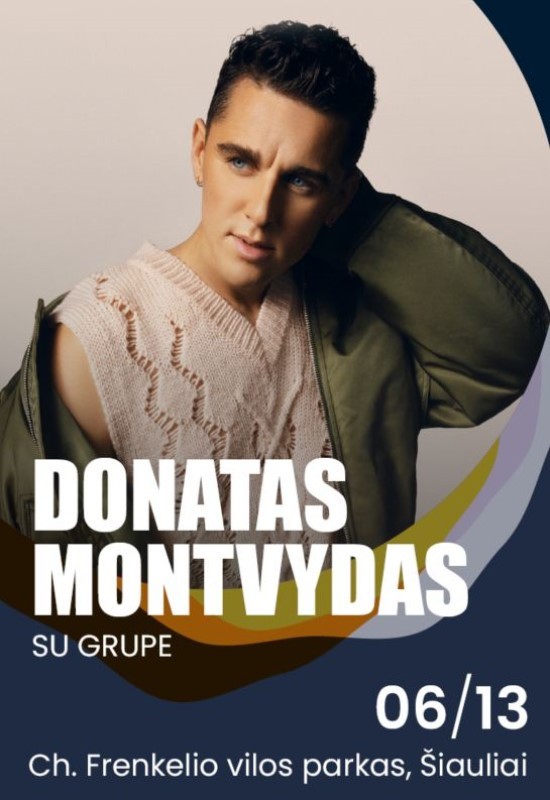 Pirkti bilietus Donatas Montvydas su grupe | Šiauliai Šiauliai, Restoranas BLEU DE FRENKEL Birželis 13